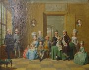 johann tischbein The Souchay Family Germany oil painting artist